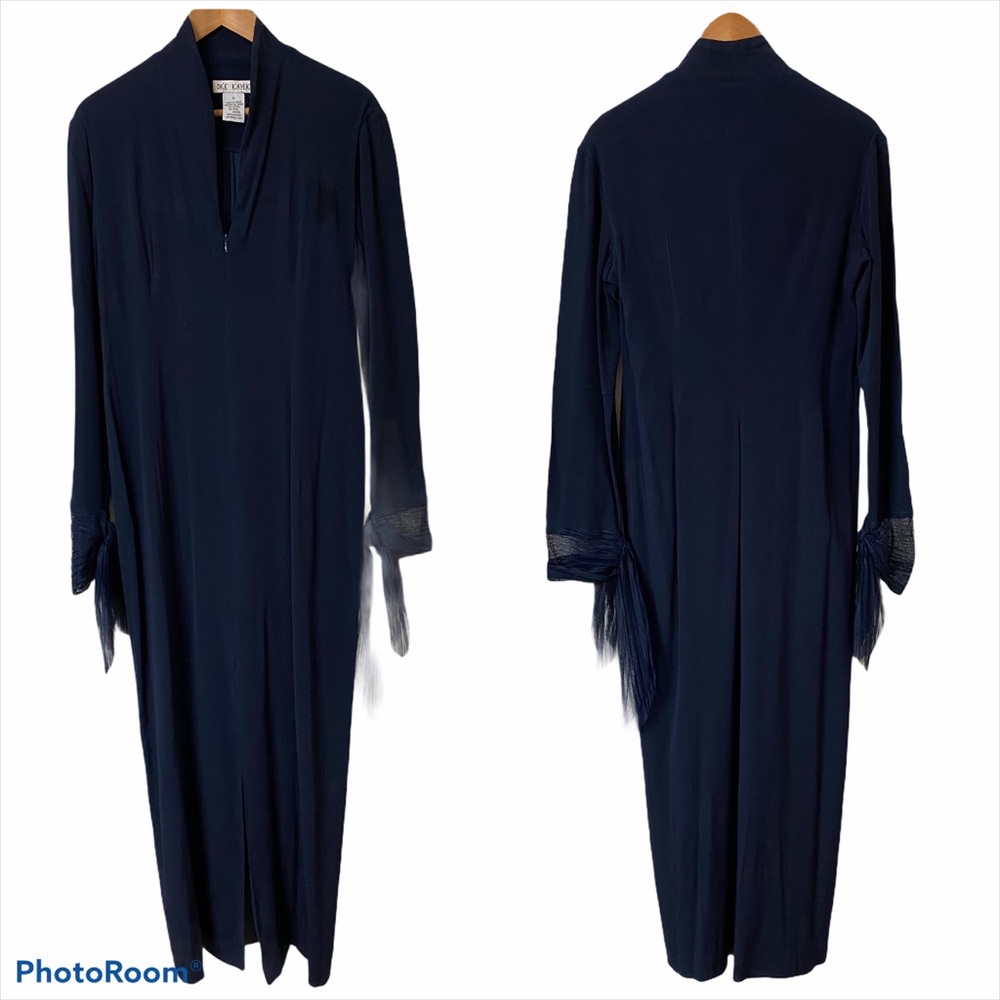 Dice Kayek Couture Vintage Evening Dress in Navy